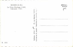 VINTAGE POSTCARD Royan the Large Clock the Arcade