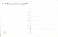 MODERN CARD Interior Mans of the Cathedral the great nave