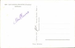 POSTAL MODERNA Sables d'Olonne traje del folklore de Sablaises