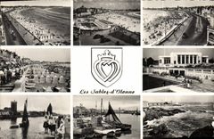 CPM les Sables D'Olonne Le Remblai et la Plage