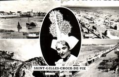 MODERN CARD Holy Gilles Croix de Vie Folklore