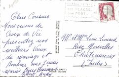 POSTAL MODERNA folklore santo de Gil Croix de Vie