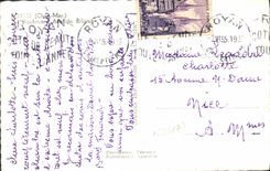 POSTAL MODERNA bulevar Aristide Briand de Royan