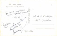 MODERN CARD Saintes Church Eutrope Saint