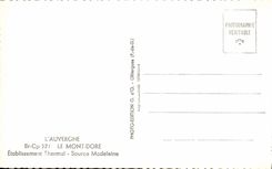 MODERN CARD the Mount Gilds Hydropathic establishment Madeleine Source