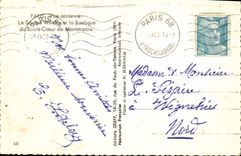 CPM Paris Vue generale Le Square Willette et la Basilique du Sacre Coeur de Montmartre