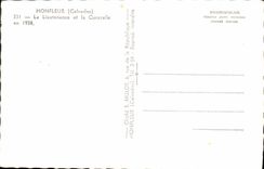 MODERN CARD Honfleur Lieutenancy and the Caravel in 1938 Boat