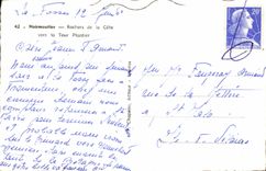 MODERN CARD Noirmoutier Rocks of the Dimension Towards the Plantier Tower