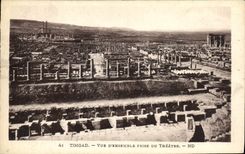 CPA Timgad Vue d'Ensemble Prise Du Theatre