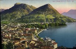 VINTAGE POSTCARD Lugano Verso it Assembles Bre