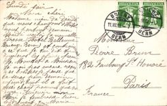 CPA Paysage Suisse Chevre 