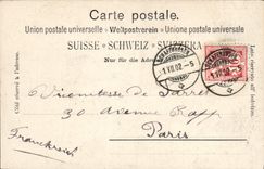 CPA Gruss Vom Rheinfall