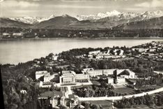 CPM Geneve Palais Des Nations Unies Et Le Mont Blanc