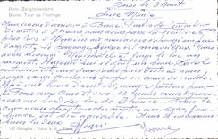 VINTAGE POSTCARD Bern Zeitglockenturm Bern Turn Of the Clock