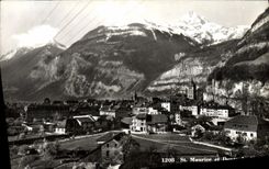 MODERN CARD St Maurice And teeth of the South