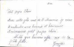 MODERN CARD St Maurice And teeth of the South