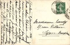 VINTAGE POSTCARD Lauterbrunnen Staubbach