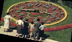 CPM Geneve L'Horloge Fleurie