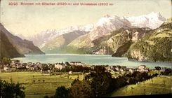 VINTAGE POSTCARD Brunnen MIT Gitschen Und Urirotstock
