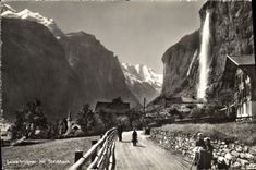 MODERN CARD Lauterbrunnen MIT Staubbach