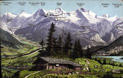 VINTAGE POSTCARD Berner Oberland