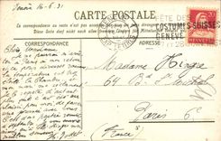 CPA Vevey Et Les Alpes De Savoie