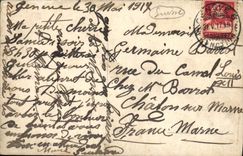 CPA Suisse Enfant Cygnes