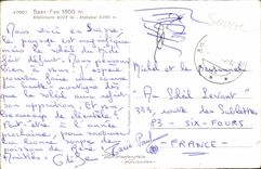 CPM Saas Fee Allalinhorn Alphubel