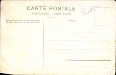VINTAGE POSTCARD Vevey Unloading dock And Couvreu Castle