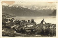 VINTAGE POSTCARD the Alps Of Vaud