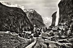 MODERN CARD Lauterbrunnen Staubbach