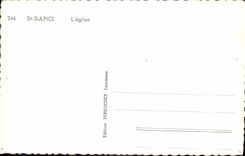 CPA St Sulpice L'Eglise