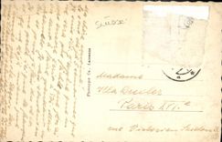 VINTAGE POSTCARD Yverdon co. Cross Panoramic View