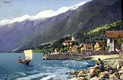 VINTAGE POSTCARD Brienz