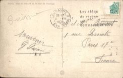 VINTAGE POSTCARD Bern Kramgasse MIT Zeitglockenturm