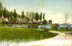 CPA Bouveret Lac Leman Bateau 