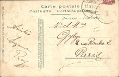 VINTAGE POSTCARD Strasse In Lauterbrunnen
