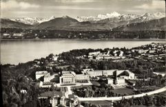 CPM Geneve Palais Des Nations Unies Et Le Mont Blanc