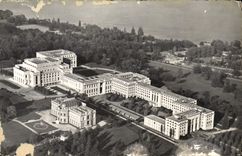 CPM Vue Aerlenne Geneve Palais Des Nations