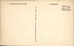 VINTAGE POSTCARD Hendaye the Public garden