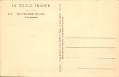 CPA La Douce France Mont Louis Vue Generale