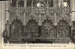 VINTAGE POSTCARD Amiens the Cathedral Translation Of the Relics Of Holy Firmin Saint Salvo