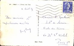 POSTAL MODERNA Vittel la charca de las hadas