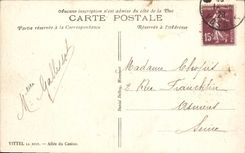CPA Vittel La Nuit Allee Du Casino