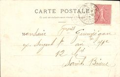 POSTAL Montfort de la VENDIMIA la prisión