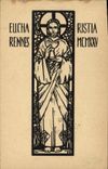 VINTAGE POSTCARD Eucha Ristia Rennes Mcmxxv Christ