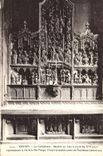 CPA Rennes La Cathedrale Retabie En Bois Sculpte La vie de la Sainte Vierge Maitre autel de l'ancienne cathedrale