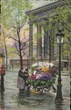 CPA Fantaisie Paris Marchande de fleurs Place de la Madeleine 