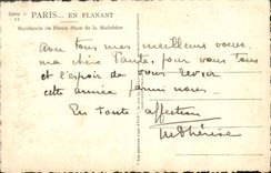 CPA Fantaisie Paris Marchande de fleurs Place de la Madeleine 