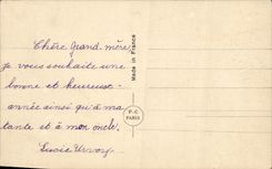 CPA Fantaisie Noel Anges